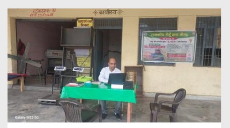 गेहूं खरीद केदो पर छाया सन्नाटा गांव गांव जाकर संपर्क करेंगे केंद्र प्रभारी