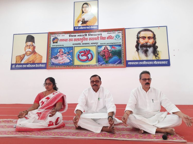 नरगाकोठी विद्यालय में हवन पूजन के साथ-साथ सत्र प्रारंभ