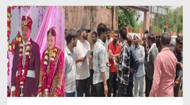 फंदे से लटकी मिली विवाहिता, परिजनों ने लगाया हत्या का आरोप
